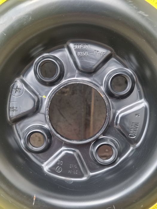 2 x Roata rezerva 4x100 Slim R14 T105/70/R14 57.1 Remorca/Motocultor