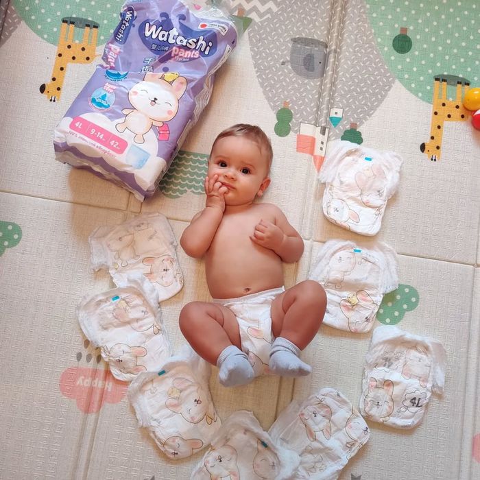 Детсике подгузники Watashi 4 размер L - 46 штук