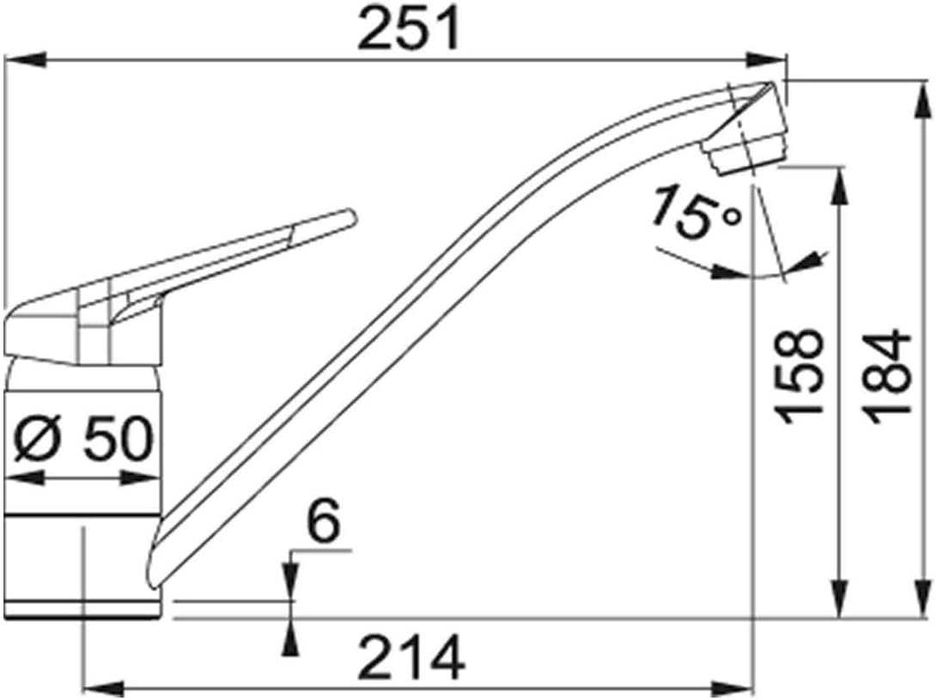 Baterie Franke Novara Plus Onyx (neagra), REDUS de la 360 Ron