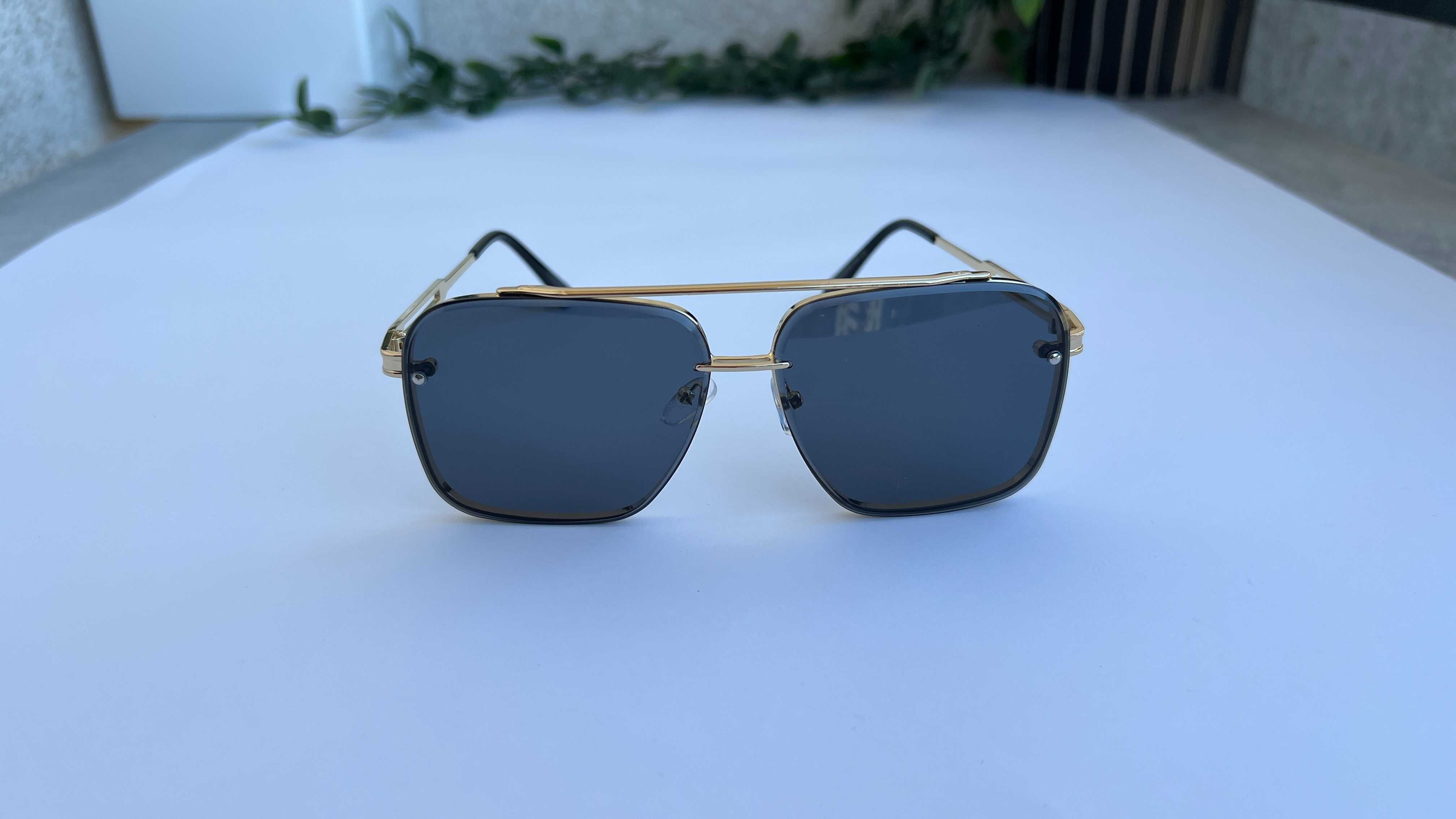 Ochelari de soare Dita Mach Six Style - Rama aurie Lentile negre