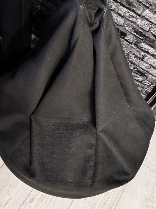 Bean bag stofă neagră, superpreț: 130 lei