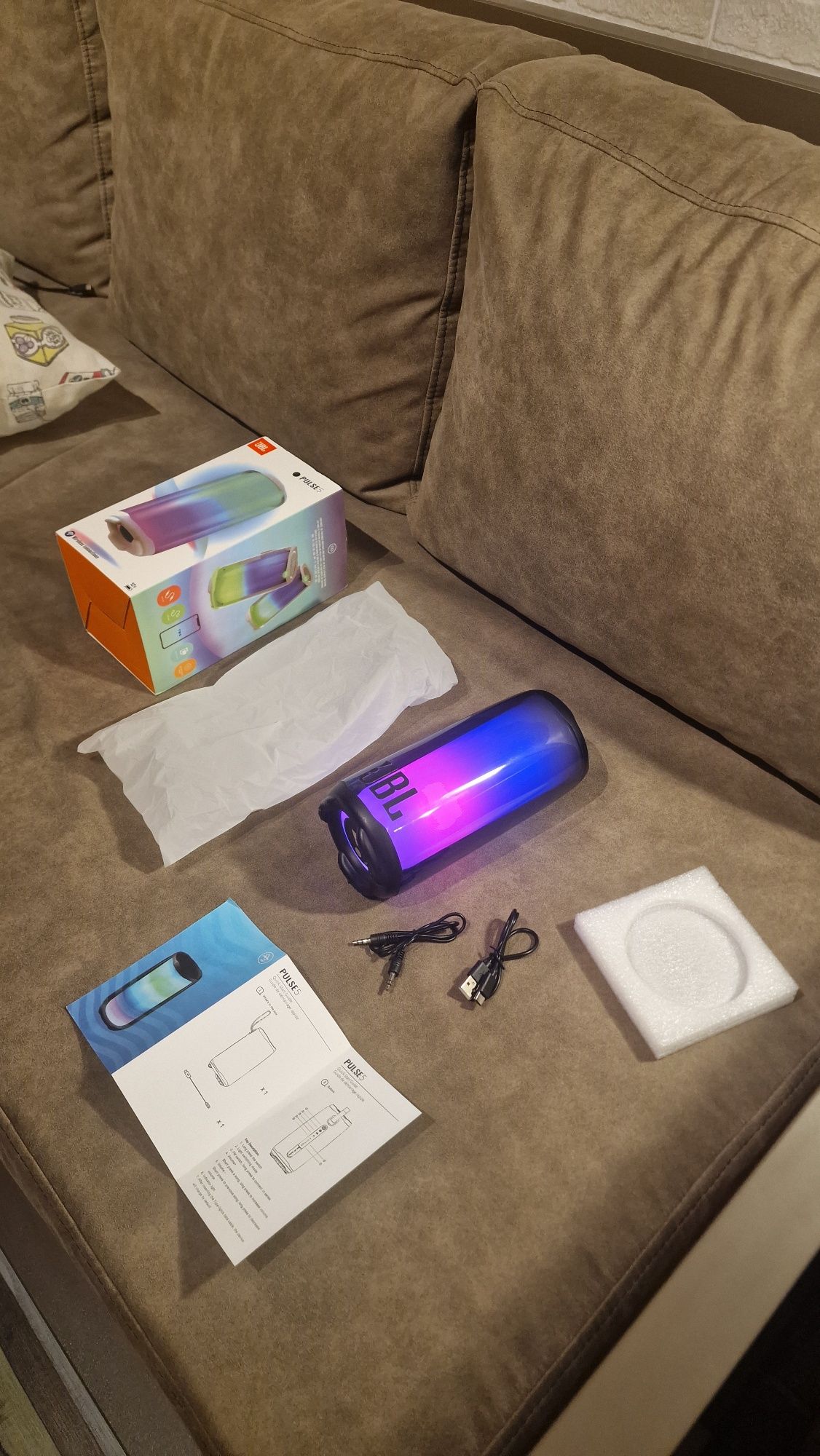 JBL Pulse 5, светеща - Оригинална