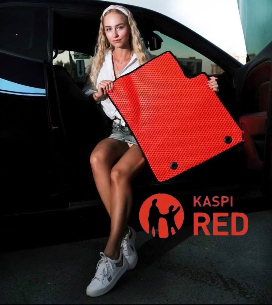 EVA Коврики / Ева / Eco / Evo / Полики / 3д / 3d kaspi red