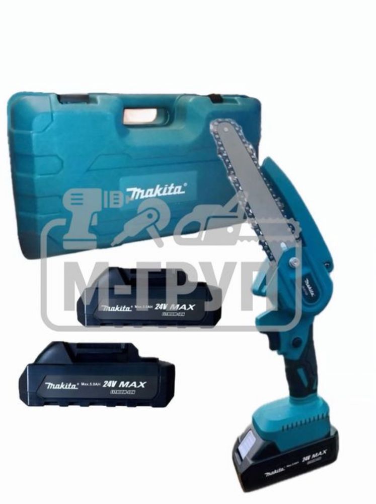 Акумулаторна кастрачка Макита 24V 15см шина 2 батерии