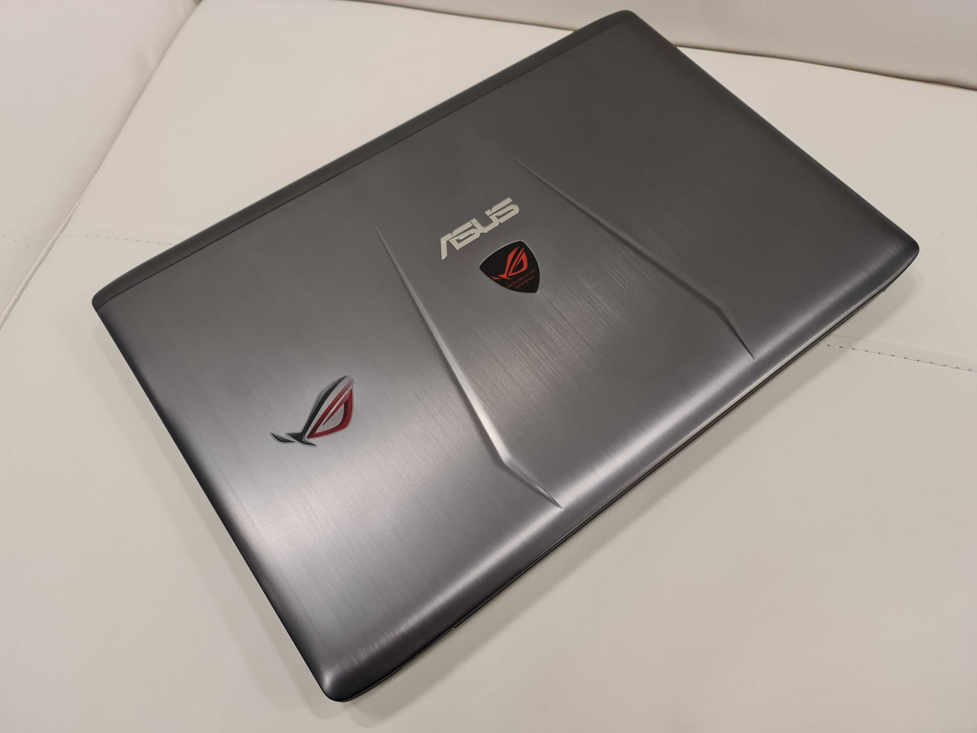 Laptop gaming asus rog, intel core- i7-, video 4 gb GTX , 17,3 inch