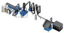 Linie productie peleti DUO Completa, 700kg pe ora. Fonduri Europene