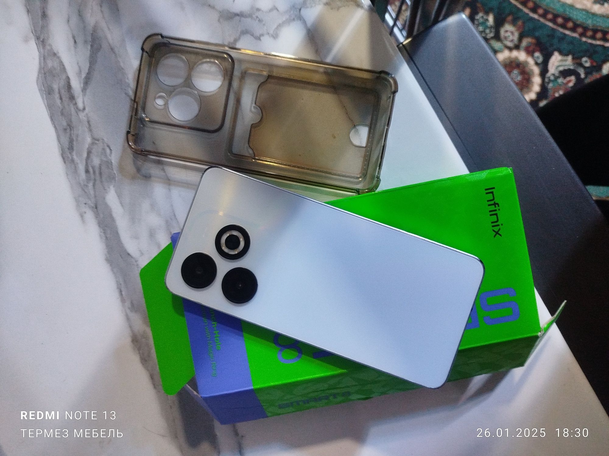 Infinix smart 8 Holati yaxshi hamma narsa joyida oladigan odam blan ke