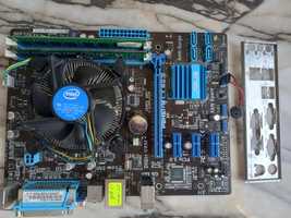 Дъно Asus P8H61-M LX R2.0 + Intel® Core i5-3450 +12gb lga 1155