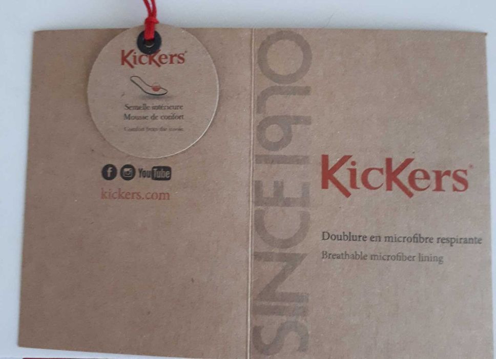 Боти KicKers Oxrock черни - 38 номер