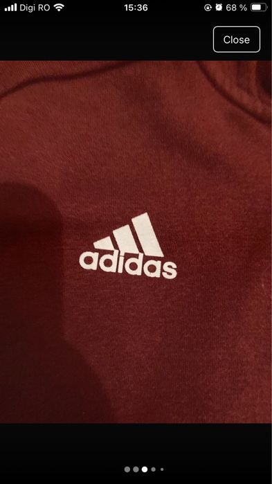 Hanorac cu fermoar adidas xs