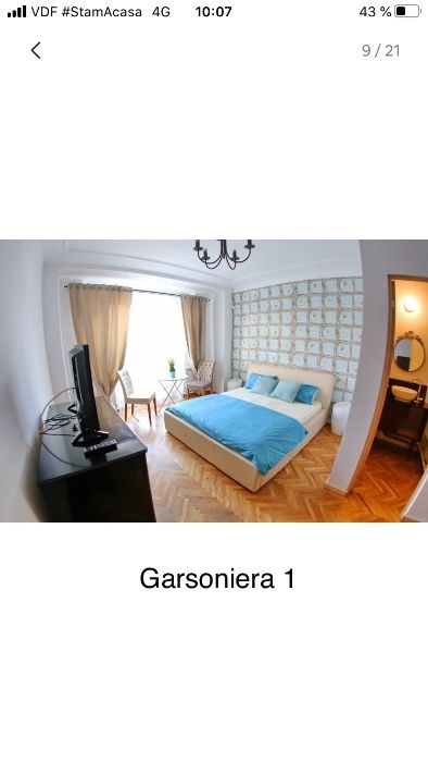 apartament garsoniera regim hotelier cazare Unirii Universitate Romana