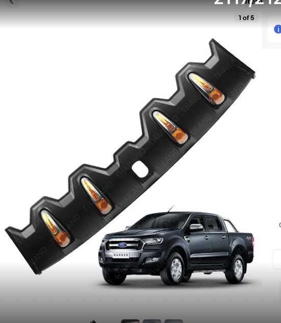 Тунинг: Щора, решетка, спойлер на Ford Ranger Wildtrack Double Cab 4*4