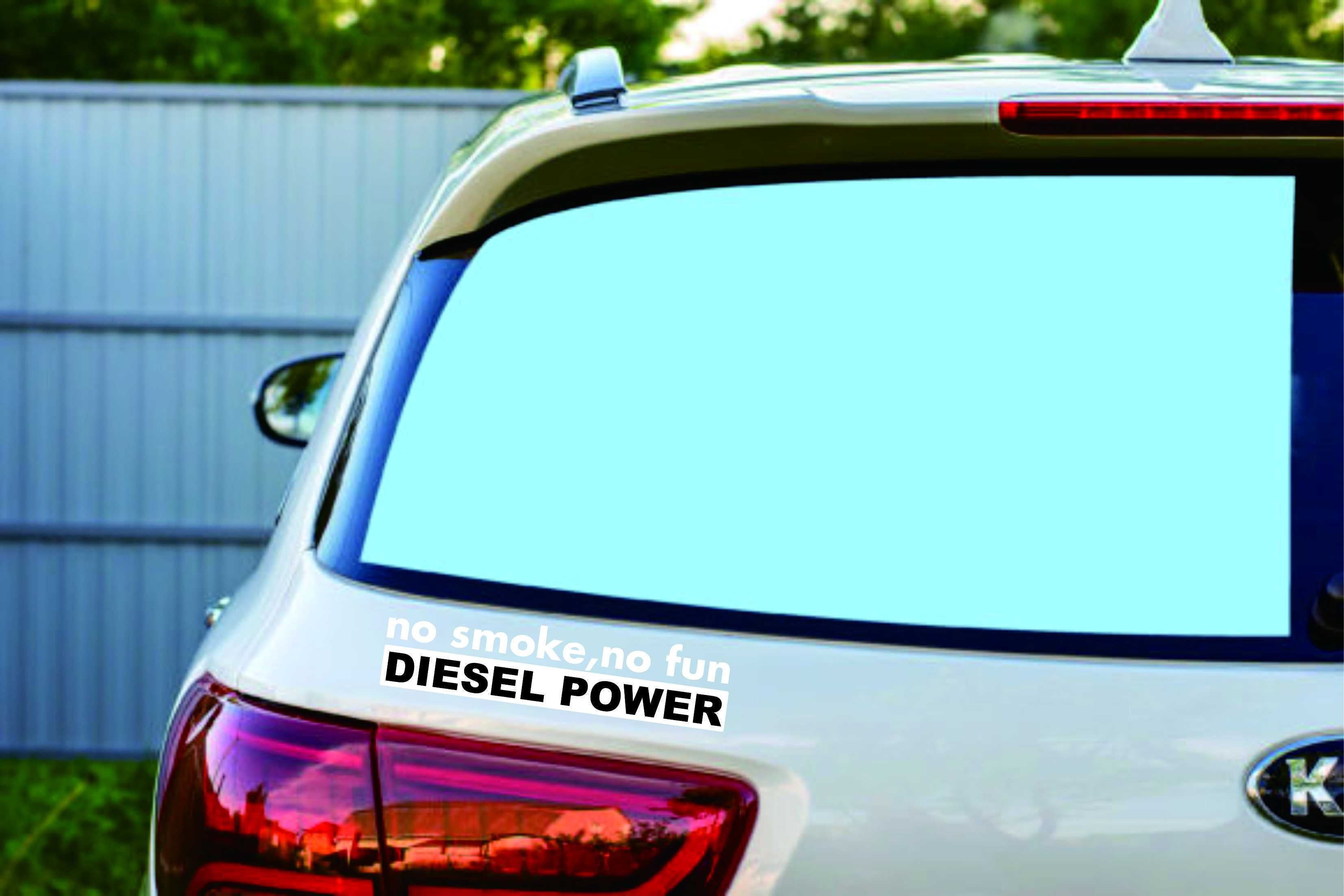 Стикер за кола Diesel Power