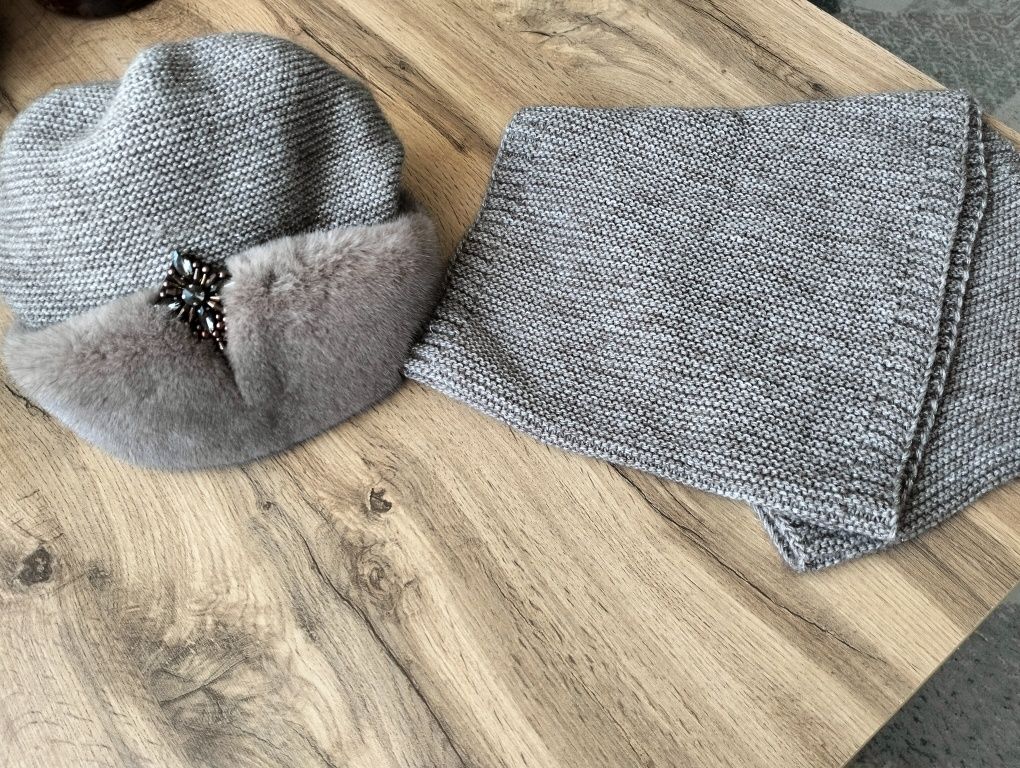 Продам шапку зимнюю с норкой