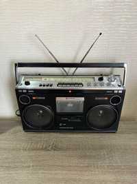 Panasonic HITACHI TRK-8080E  vintage retro boombox радио касетофон