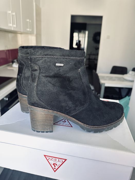 Botine piele intoarsa Gore-tex
