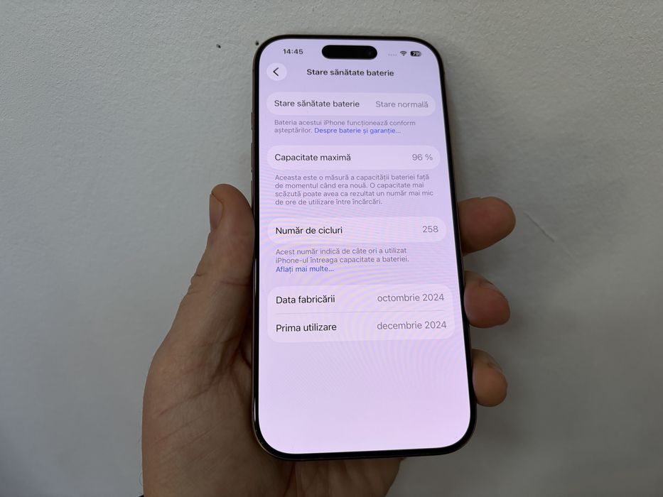 Iphone 16 Pro, 256 gb, Desert Titanium, cu Bypass