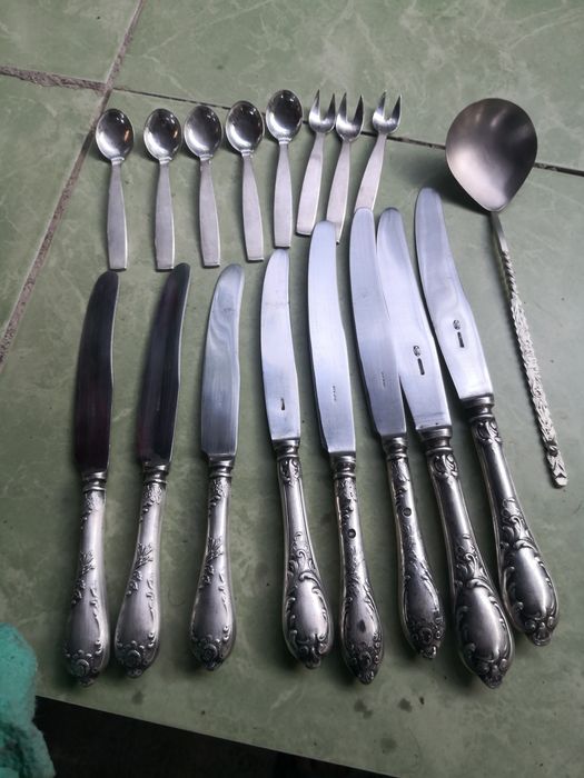 Ножы ложки мельхиор