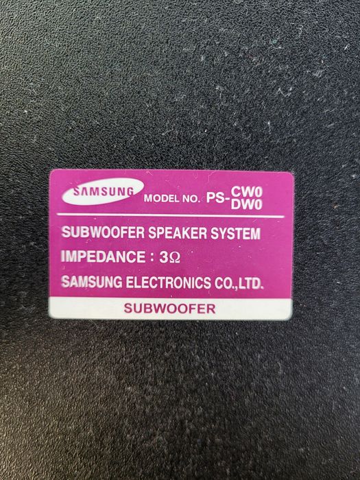 Boxe Samsung cu subwoofer 5+1