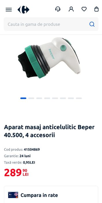 Aparat vibromasaj MEDIASHOP Vibrosculpt M20441, alb