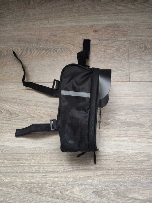 Borseta/geanta de cadru pentru bicicleta cu suport telefon