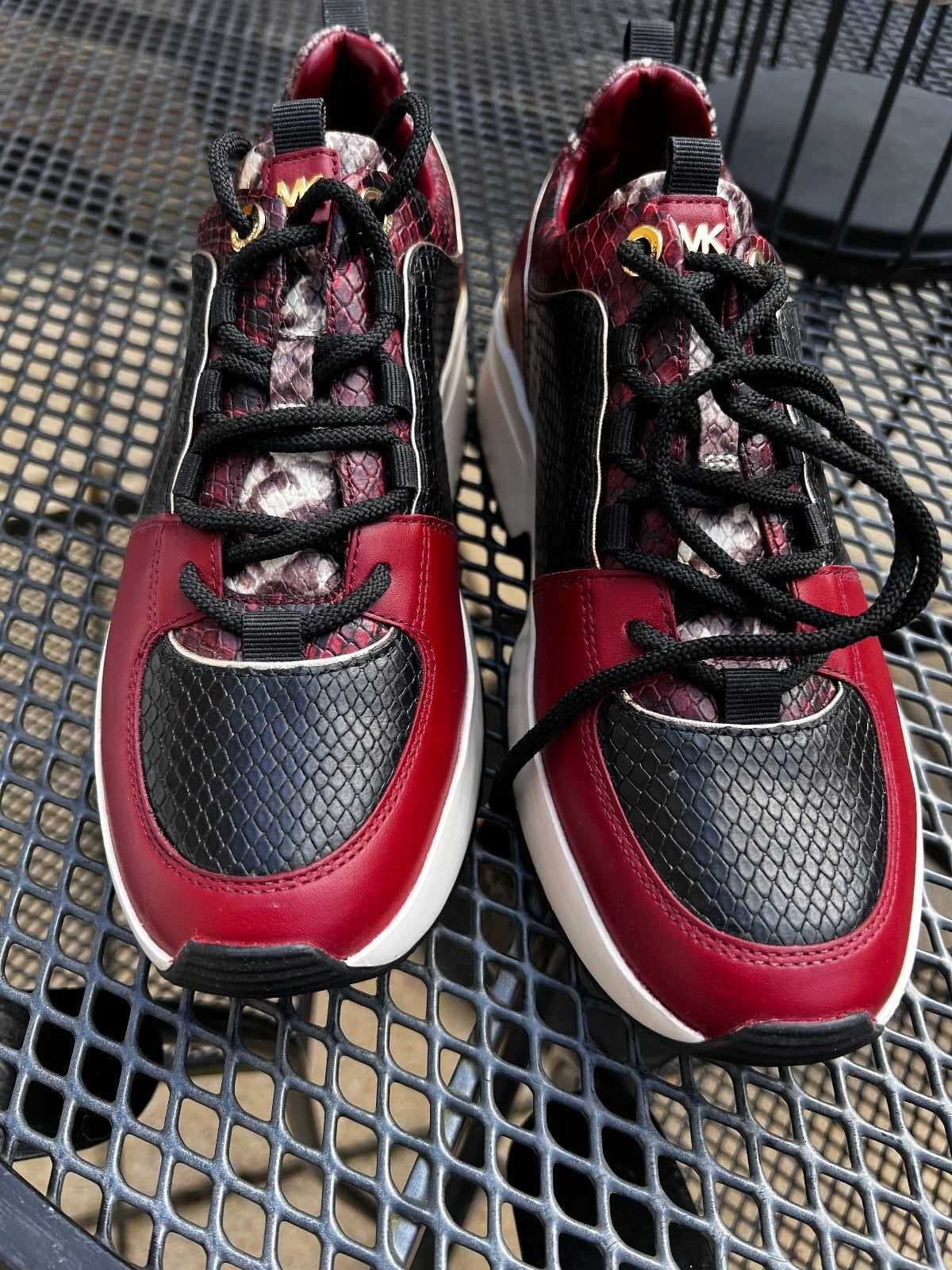 Michael Kors Cosmo естествена кожа нови спортни обувки
