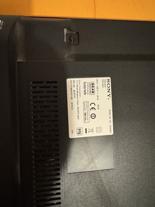 Vand smart tv sony 4k defect 43x8309c