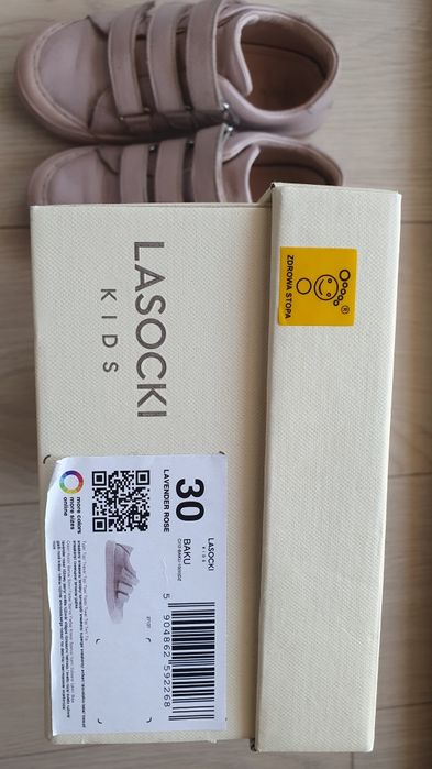 Adidasi sneakers LASOCKI piele naturala roz pudra marime 30 Curier OLX