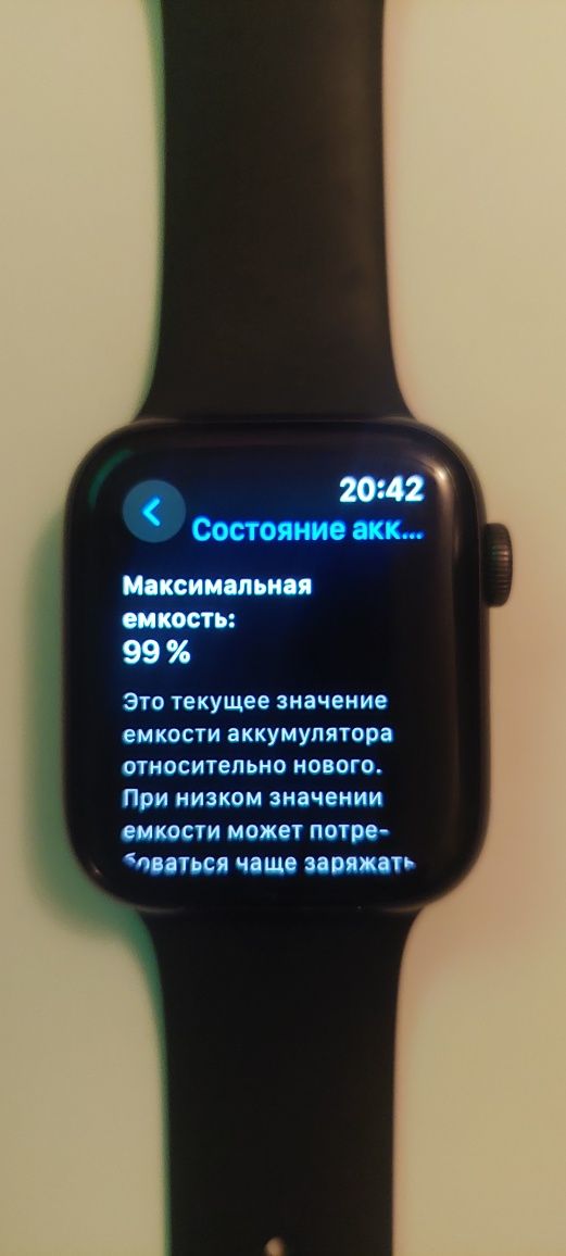 Apple Watch 6 44mm Space Gray 99% за 185 у.е!