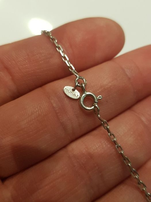 Lant colier argint 925 vintage,pandantiv egiptean 5 cm,lantul  42 cm