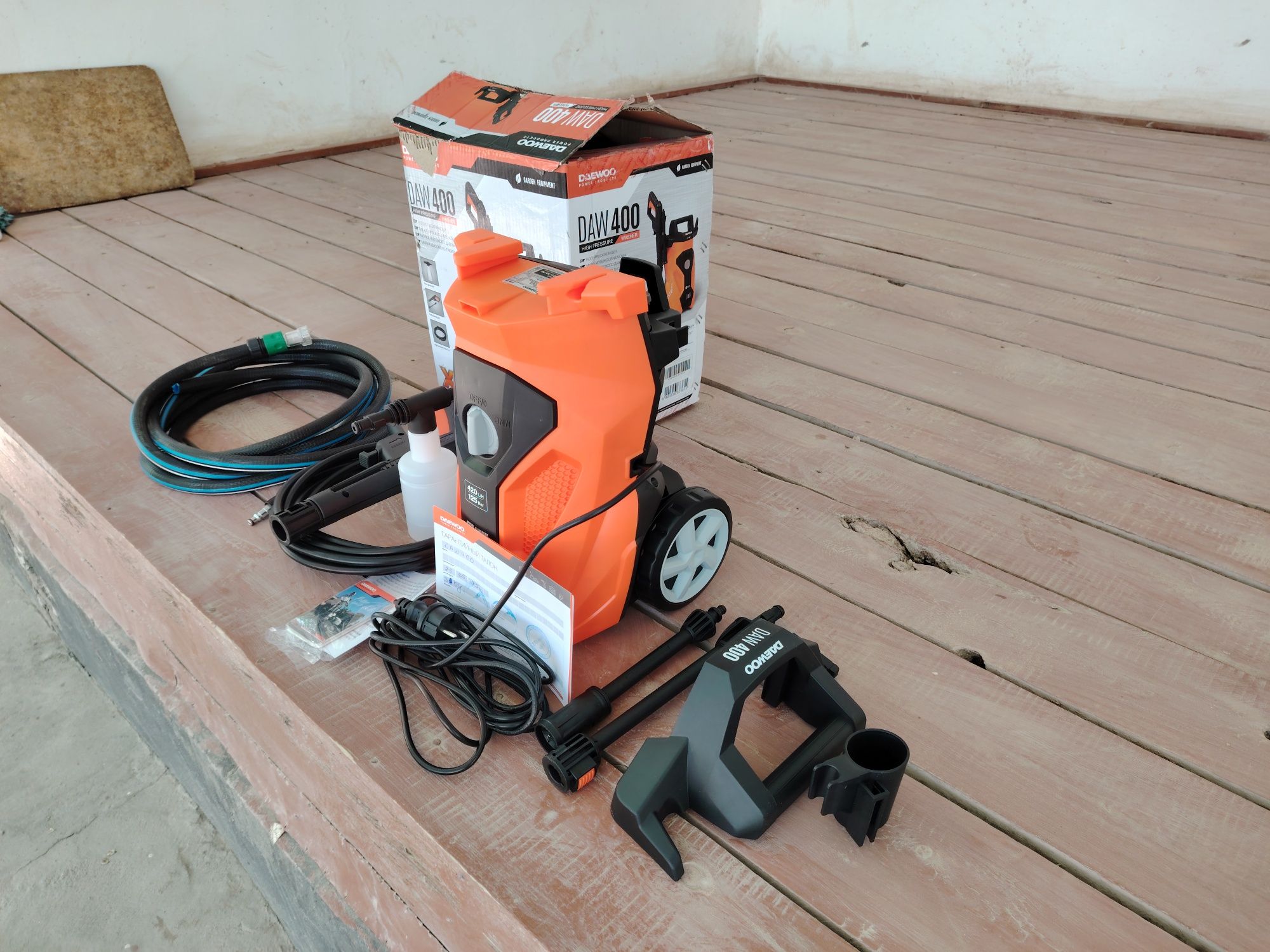 Daewoo Karcher Past Kuchlanishda ham ishlaydi