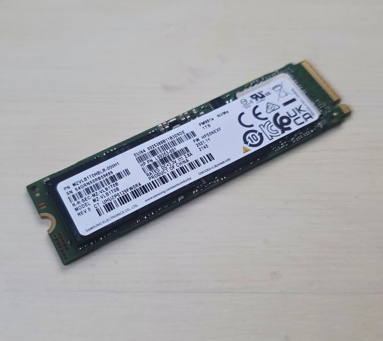 1TB NVMe Samsung ssd m2 pci e