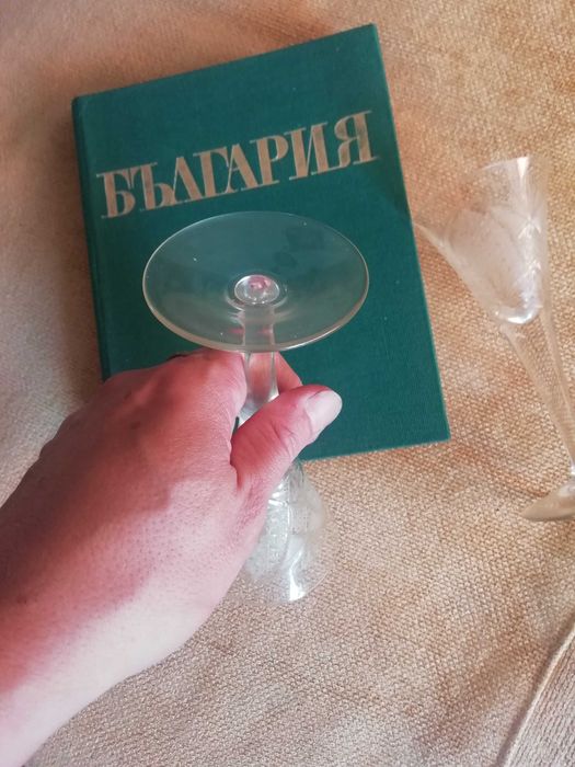 Ритуални Гравирани Кристални чаши за  шампаско - 2 бр.