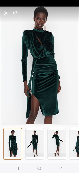 Рокля кадифе размер S