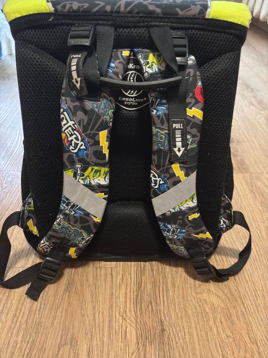 Ергономична ученическа раница Erich Krause,тип кутия