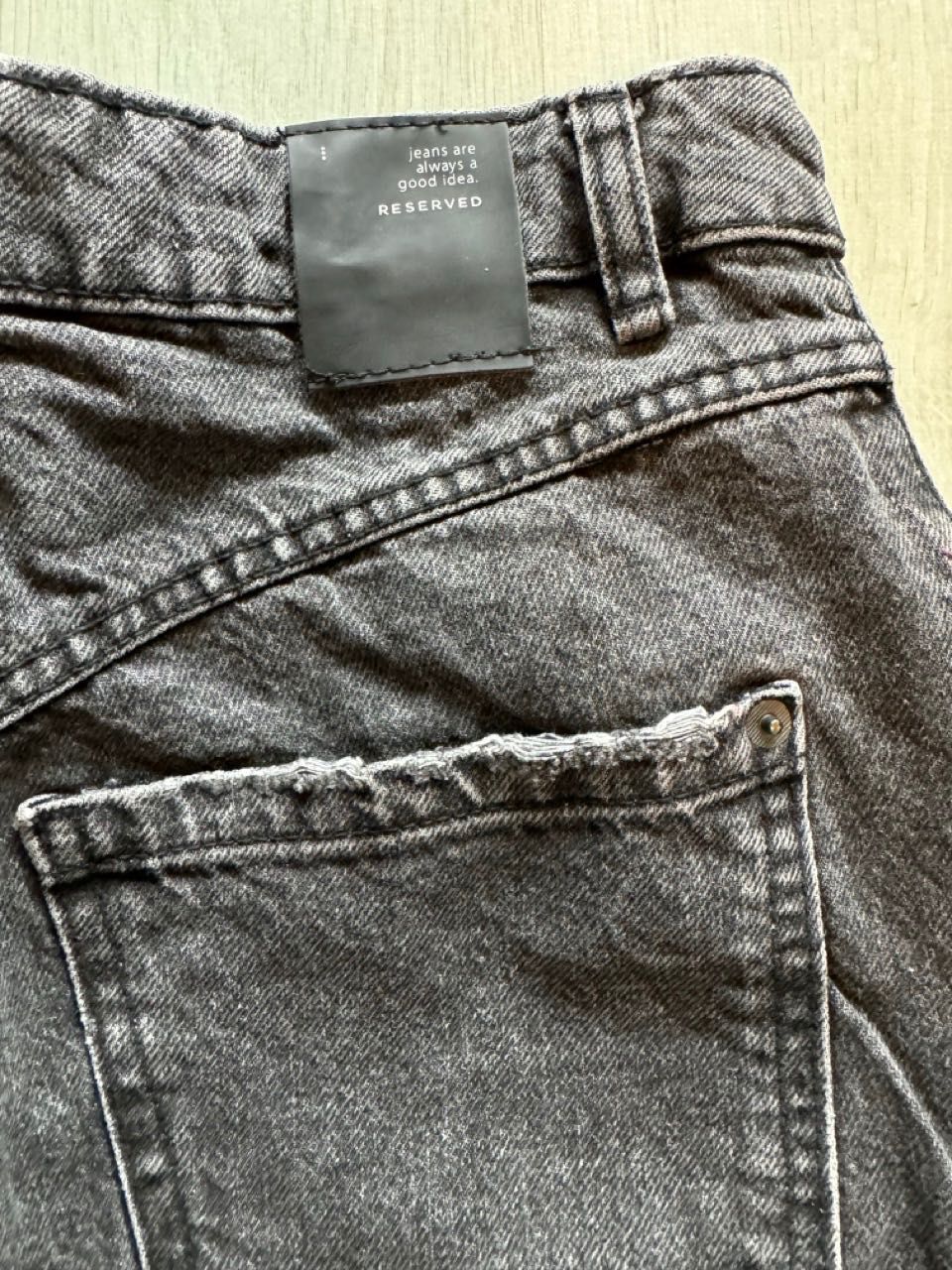 Blugi dama Reserved Denim, mărime 38, super high rise, talie înaltă