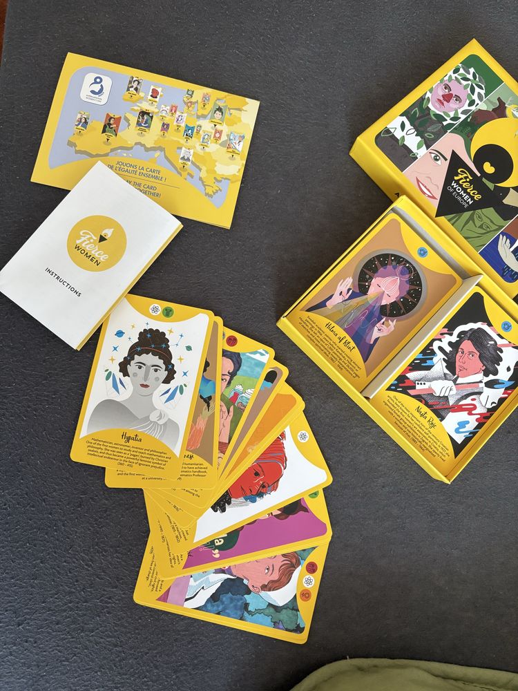 Card game “Fierce women of europe” (cardgame)