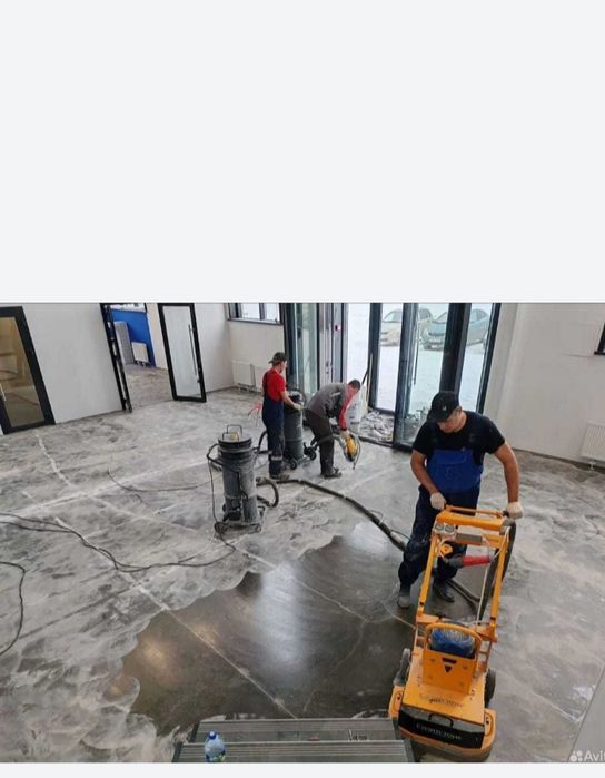 Шлифовка бетона полировка грунтовка