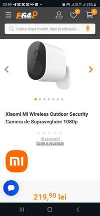 Xiaomi Mi Wireless Outdoor Security Camera de Supraveghere 1080p