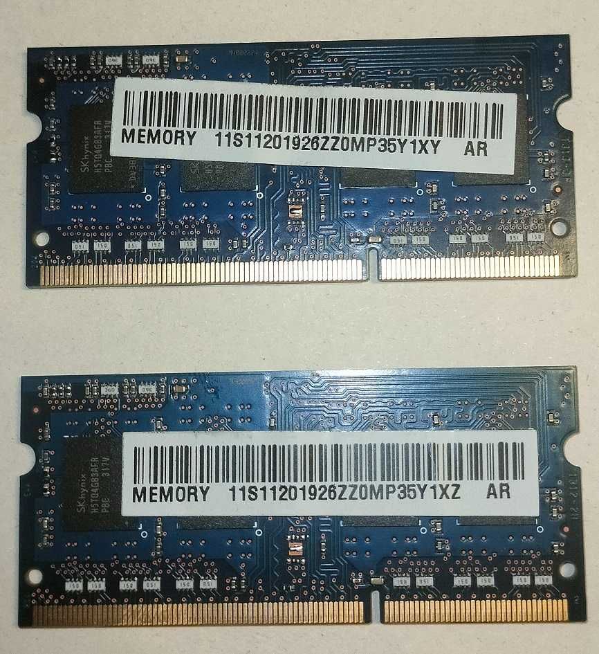 ОЗУ для ноутбука DDR3-4Gb-1600MHz 2шт.