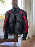 Geaca Moto Mărimea 50 - Arlen Ness Sportivo Negru/Rosu