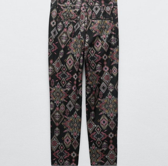 Blugi imprimeu Zara material elastic marime S M L lichidare