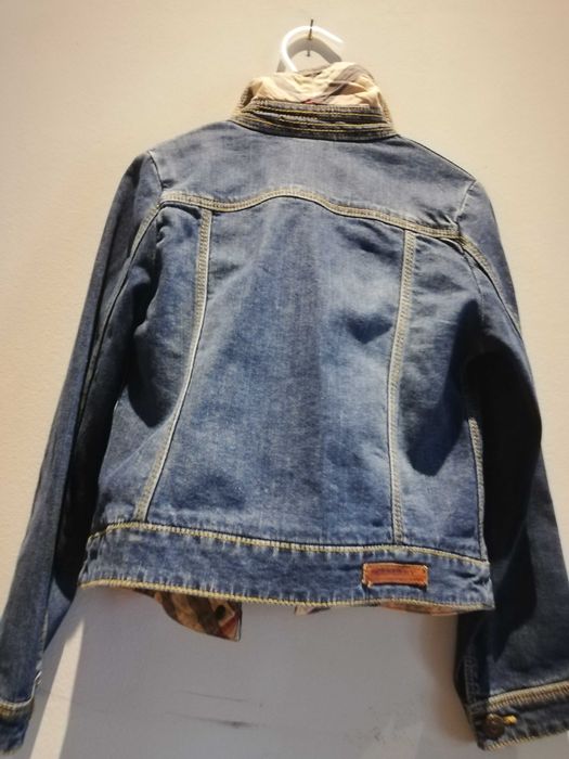 Geaca burberry originala denim pt fetite de 5anill