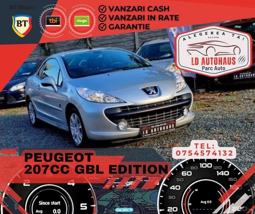 Peugeot 207 CC CABRIO Jbl Edition Parc Auto Rate sau Cash