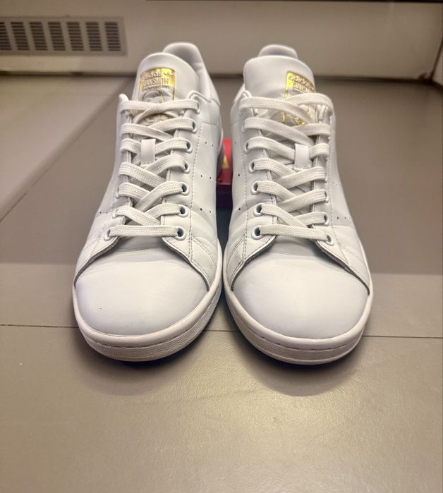 Маратонки Adidas Stan Smith – златно лого, като нови! (42,5)