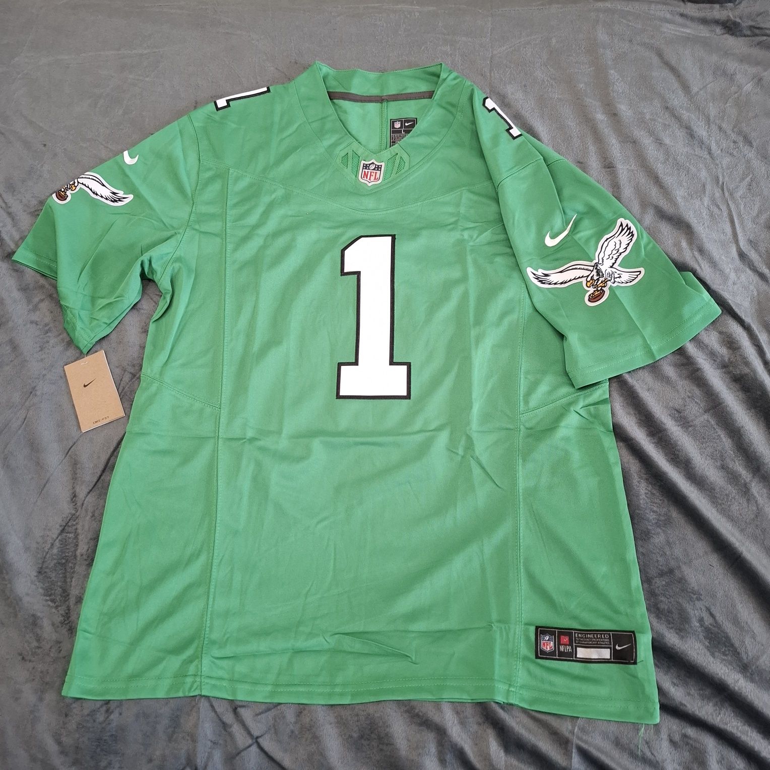 NIKE NFL фланелка/тениска на Philadelphia Eagles два модела номер 1 Hu