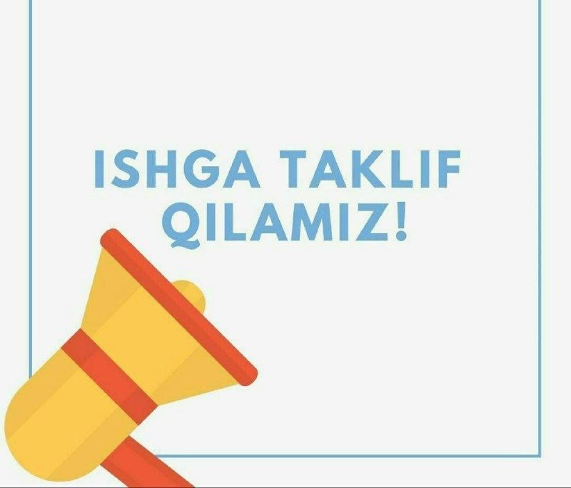 Akfa eshik rom yashash va urnatib berishga ishga taklif qilamiz