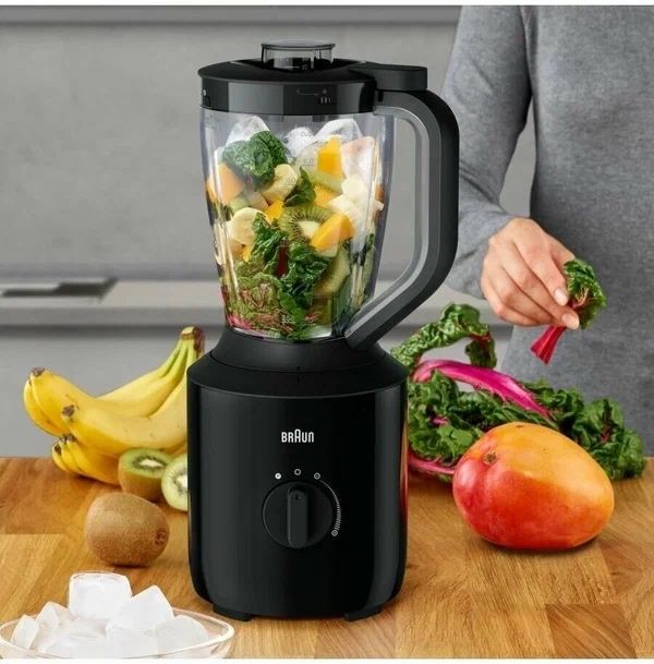 Блендер Braun "PowerBlend" JB3100BK, 800Вт, импульсный
