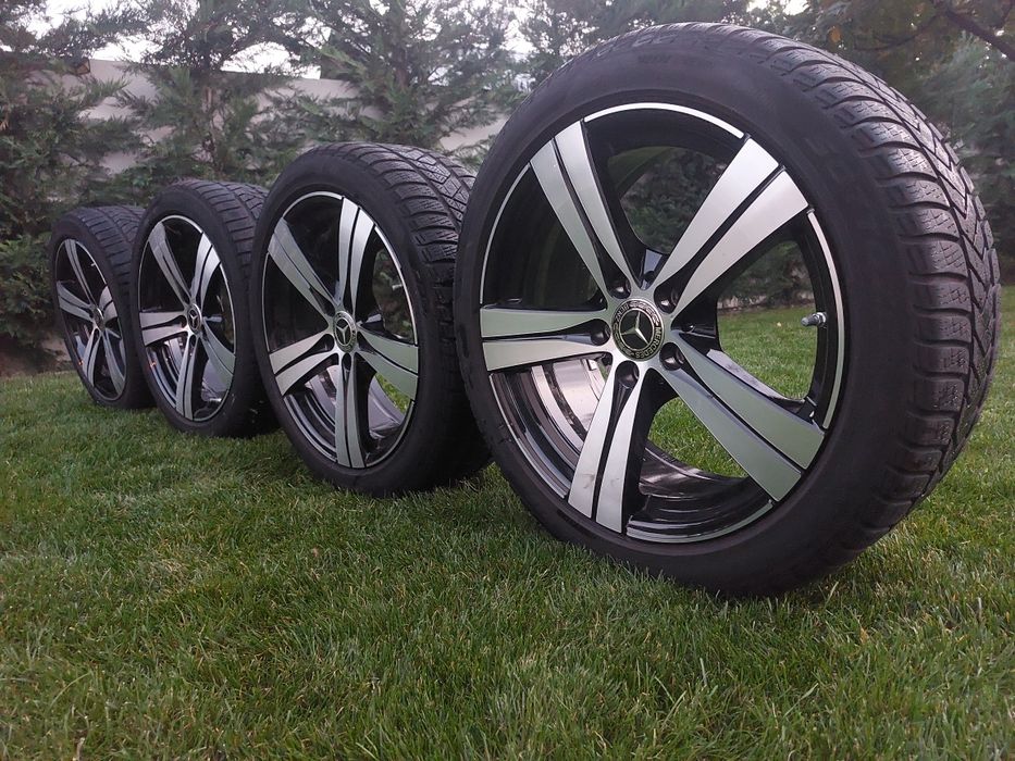 Jante/roti originale Mercedes C Class w206, anvelope iarna 225/45 R18