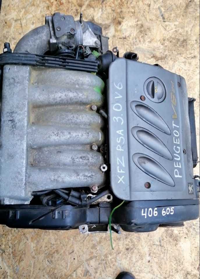 двигатель 3.0V6 Пежо 607, 406 в полном навесе привозной из Европы